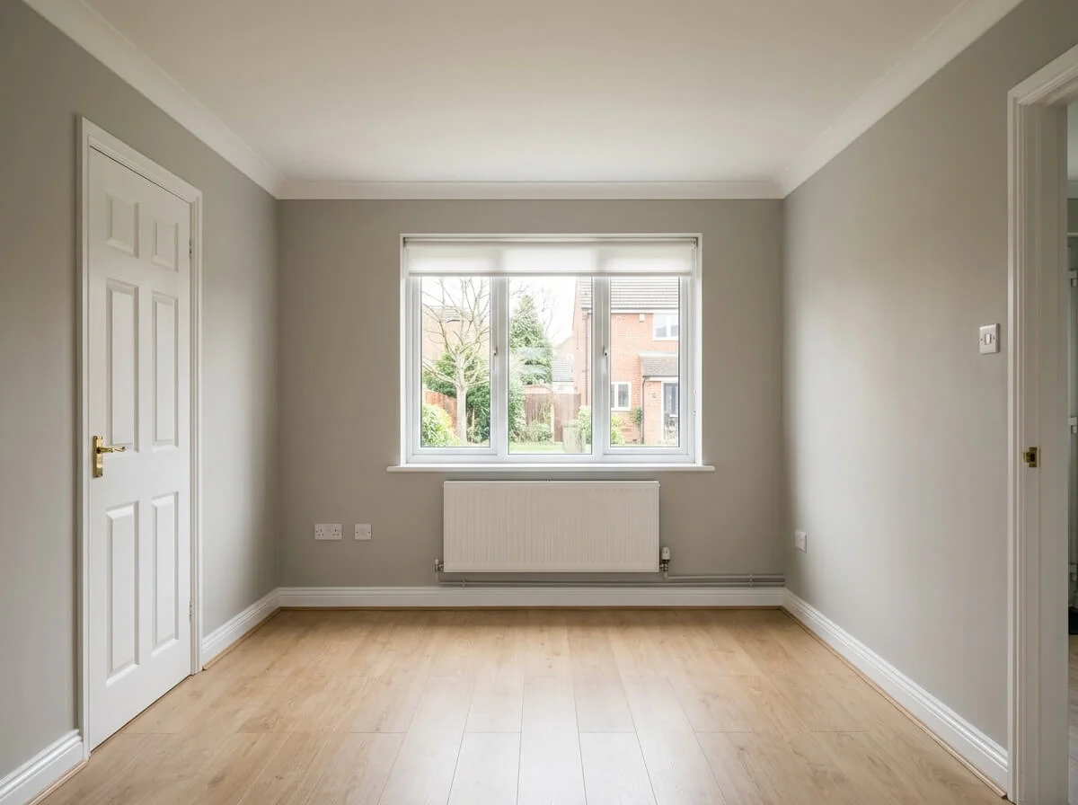 Completed living room repaint in Bolton